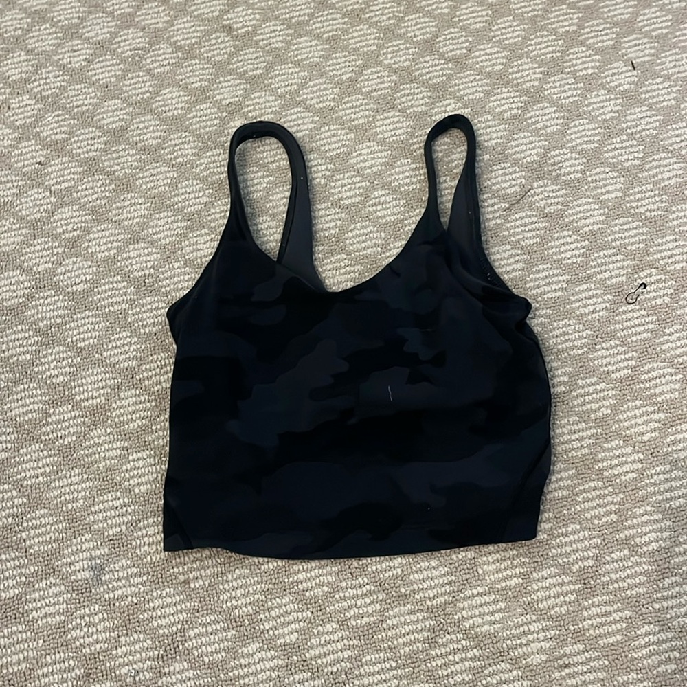 Camo black Align tank top.